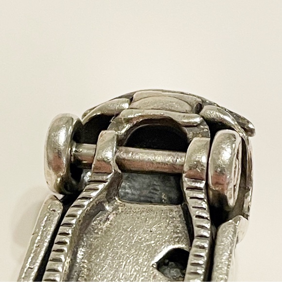 RARE solid 925 sterling silver VW convertible car keychain - Picture 6 of 12